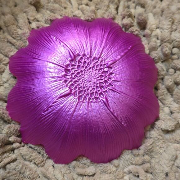 Akcam Pink Luster Iridescent Decorative Glass Candy Dish 6 in Bowl - Picture 4 of 4